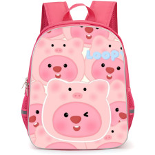 Zanmang Loopy Backpack School Bag StudentPack - Pig Costume Collage