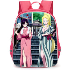 Zom 100 Bucket List of the Dead Backpack StudentPack - Shizuka And Beatrix Worrying And Smiling