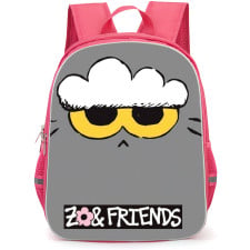 Zo And Friends Zoa Backpack School Bag StudentPack - Zoa Minimalist Face Illustration Art Poster