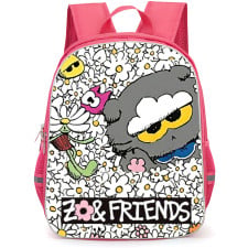 Zo And Friends Zoa Backpack School Bag StudentPack - Zoa Daisy Garden Poster