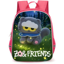 Zo And Friends Zoa Backpack School Bag StudentPack - Zoa Firefly Night 3D Character Art Poster