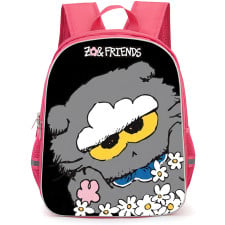 Zo And Friends Zoa Backpack School Bag StudentPack - Zoa Floral Portrait Illustration Art Poster