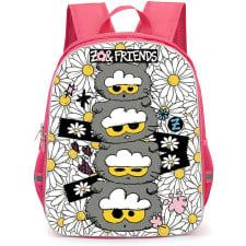 Zo And Friends Zoa Backpack School Bag StudentPack - Zoa Four Faces Floral Poster