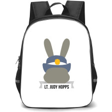 Zootopia Judy Hopps Backpack Student Pack - Judy Hopps Avatar Vector Art On White Background