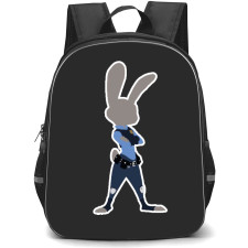 Zootopia Judy Hopps Backpack Student Pack - Judy Hopps Portrait Vector Art Sticker