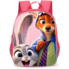 Zootopia 2 Backpack StudentPack - Zootopia 2 Nick Wilde And Judy Hopps 3D Portrait Poster