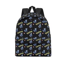 Pokemon Meowstic School Backpack Multicolor Schoolbag Rucksack - Meowstic Male Character Series Art