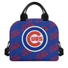 MLB Chicago Cubs Insulated Lunch Bag Box - Chicago Cubs Medley Monogram Wordmark