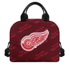 NHL Detroit Red Wings Insulated Lunch Bag Box - Detroit Red Wings Medley Monogram Wordmark