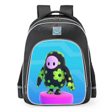 Fall Guys Flowers Skin School Backpack