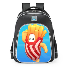 Fall Guys French Fries Skin School Backpack