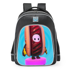 Fall Guys Hot Dog Skin School Backpack