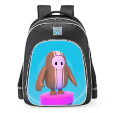 Fall Guys Racing Car Skin School Backpack