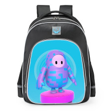 Fall Guys Square Camo Skin School Backpack