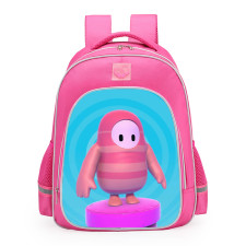 Fall Guys Stripes Skin School Backpack
