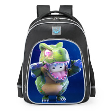 Fall Guys Astro Bot T-Rex Skin School Backpack