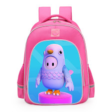 Fall Guys White Dove Skin School Backpack