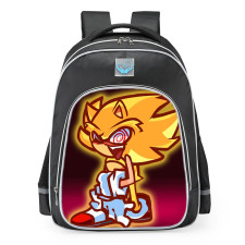 Friday Night Funkin FNF Chaos Nightmare Sonic Vs. Fleetway Fleetway Super Sonic School Backpack