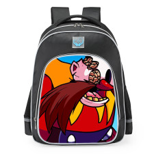 Friday Night Funkin FNF Vs. Sonic.EXE Soul Robotnik School Backpack