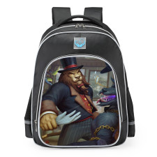 Smite Anhur Duke Dan De Iyons Skin School Backpack