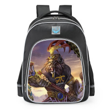 Smite Anhur Fnatic Skin School Backpack