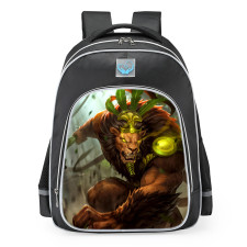 Smite Anhur Jungle King Skin School Backpack