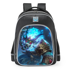 Smite Anhur Oni Ronin Skin School Backpack
