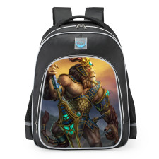 Smite Anhur Sand Warden Skin School Backpack