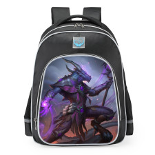 Smite Anubis Death Dragon Skin School Backpack