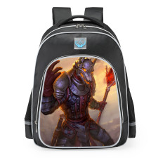 Smite Anubis Jackal Knight Skin School Backpack