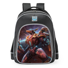 Smite Anubis Jackal Tech Skin School Backpack