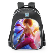 Smite Aphrodite Afro Dite Skin School Backpack