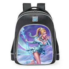 Smite Aphrodite Ice Queen Skin School Backpack