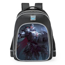 Smite Ares Crimson Steel Skin School Backpack
