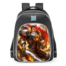 Smite Ares Fernando Skin School Backpack