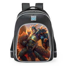 Smite Ares Primal Fire Skin School Backpack
