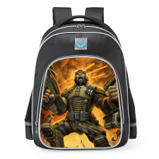 Smite Ares Soldier Of Fortune Skin School Backpack
