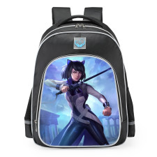 Smite Amaterasu Blake Belladonna Skin School Backpack