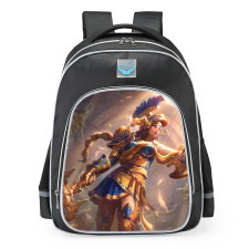 Smite Athena Golden Skin School Backpack
