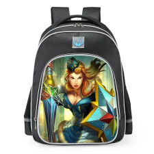 Smite Athena Winter Olympian Skin School Backpack
