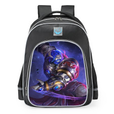 Smite Atlas Cosmic Carrier Skin School Backpack