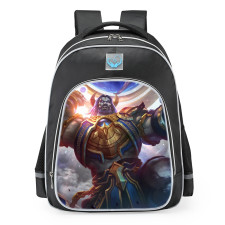 Smite Atlas Golden Skin School Backpack