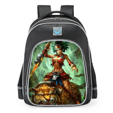 Smite Awilix Blood Moon Skin School Backpack