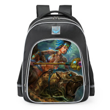 Smite Awilix Golden Skin School Backpack