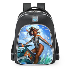 Smite Awilix Wave Rider Skin School Backpack