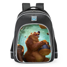 Smite Bacchus Bearly Buzzed Skin School Backpack