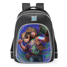 Smite Bacchus Super Chill Skin School Backpack