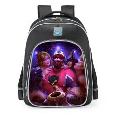 Smite Bacchus Enemy Skin School Backpack