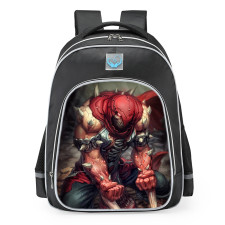 Smite Bakasura Butcher Skin School Backpack