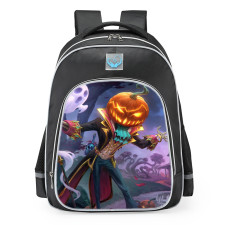 Smite Baron Samedi Halloween Hysteria Skin School Backpack